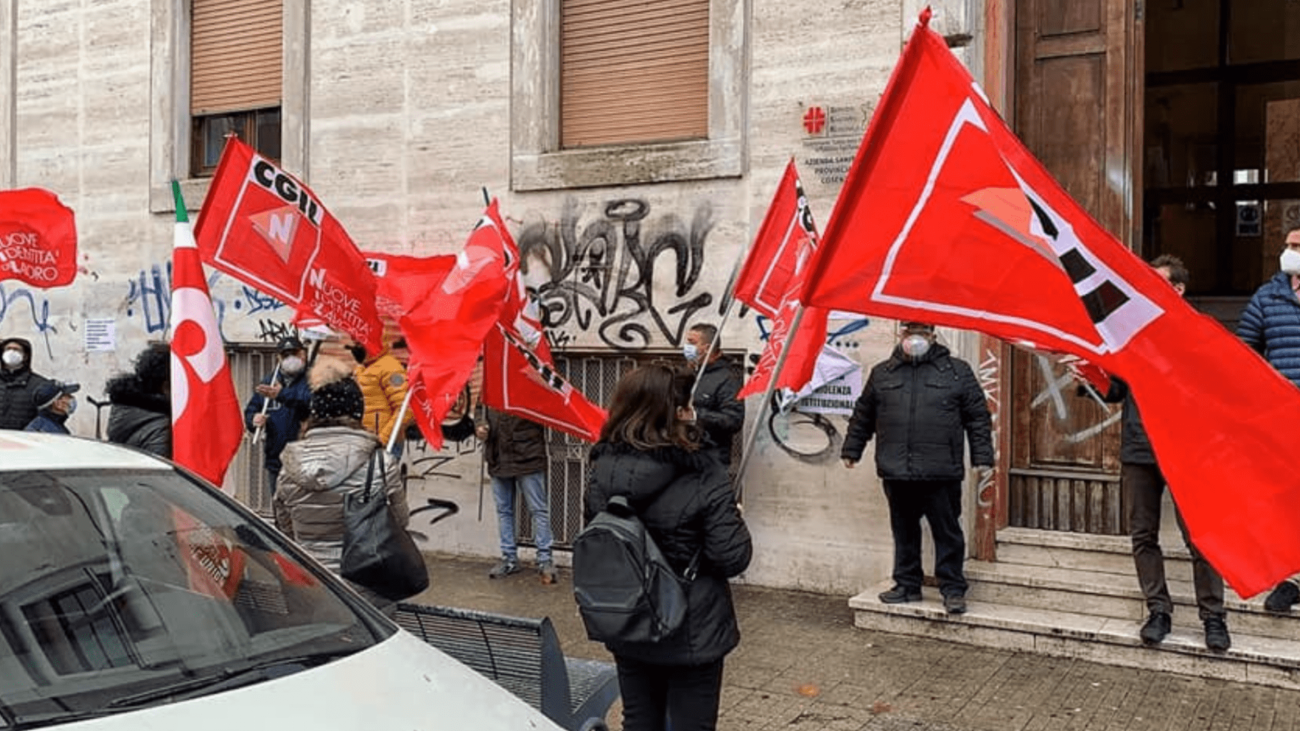 Sit - in ASP COSENZA