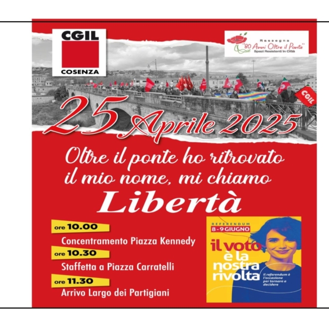 25 APRILE oltre il ponte